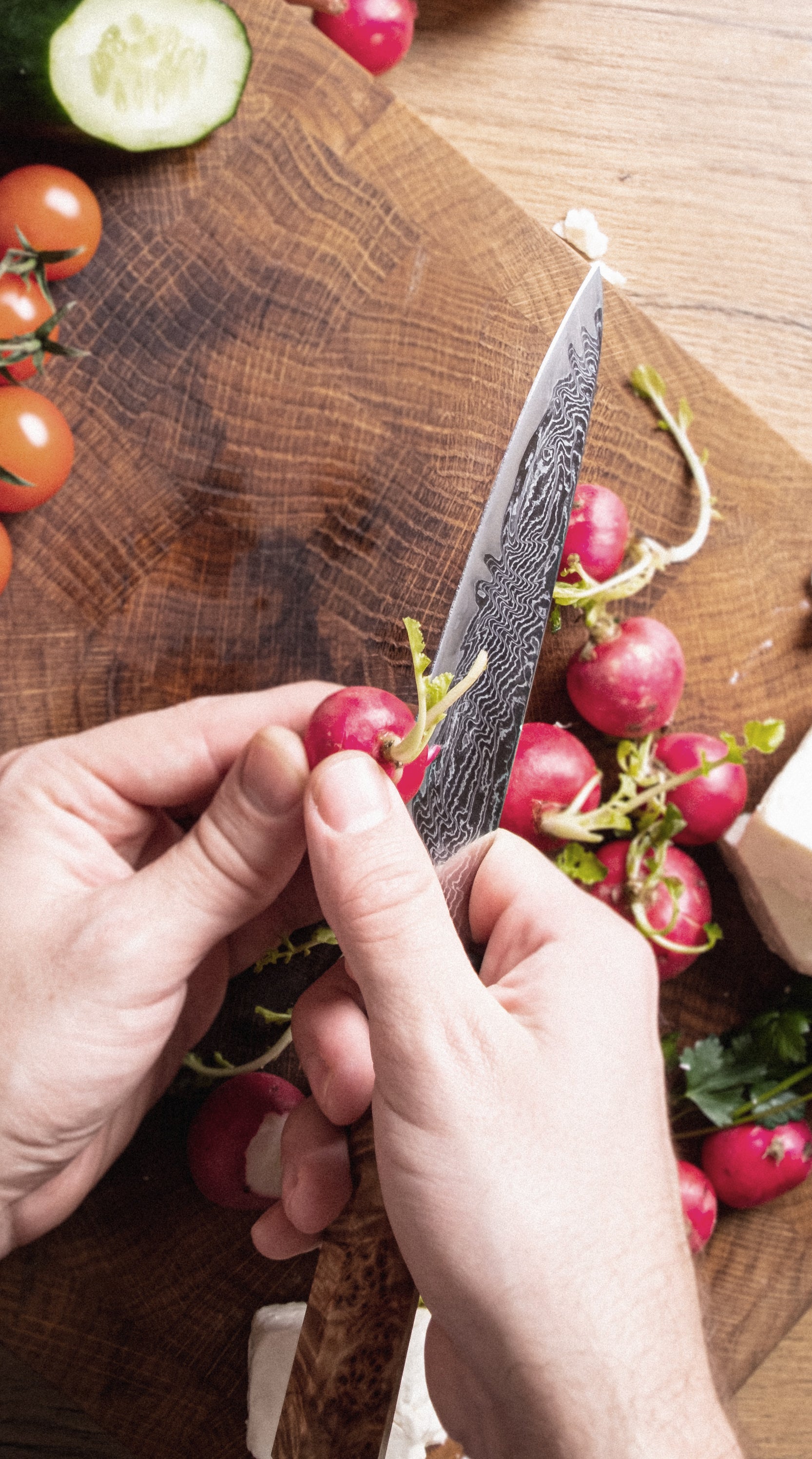 Coltello per pane Kasumi Hammered