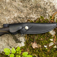 Ikeuchi Coltello da caccia outdoor Aogami #2 135mm (5.3")