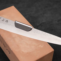 Knife sharpening guide clip