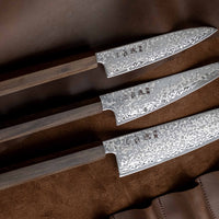 Hikari Petty SLD Kurozome Damascus 135mm (5.3")