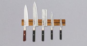 Magnetic Knife Holder Walnut [5 knives]
