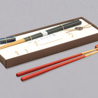 Haze Chopstick Gift Set – Navy Blue and Red