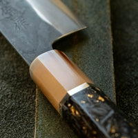 HAP-40 Santoku Black Gold Carbon 180mm (7.1")