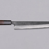 Kumokage Kiri-Sujihiki Aogami #2 Kuro-uchi Damaskus 250mm (9,8")