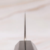 Hayabusa Gyuto Aogami #2 Rainbow Damascus is a versatile Japanese kitchen knife ideal for preparing meat, fish, and vegetables. Its blade, made of Aogami #2 steel, is thin and precise. It xcels in sharpness, edge retention, and ease of maintenance, but above all - looks - with the unique rainbow damascus pattern!