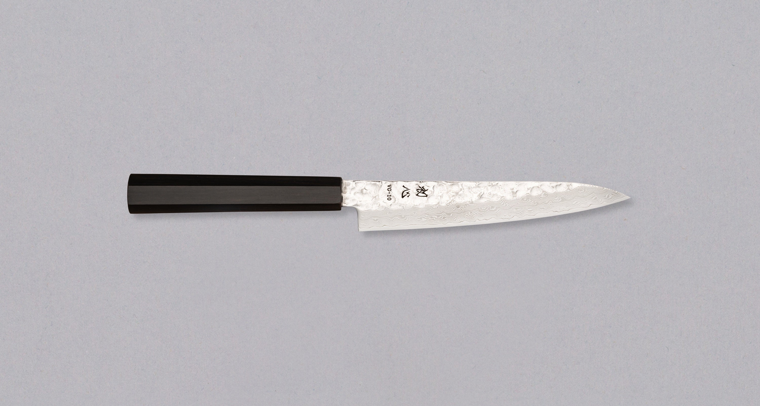 Hayabusa Petty VG-10 Tsuchime Damascus Ebony 150mm (5.9