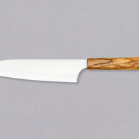 Hayabusa Santoku Aogami Super Olive Wood 180mm (7.1")