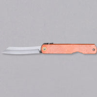 Higonokami Pocket Knife Mizushibuki Pink 75mm (3")