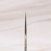 Knife choil. Hokiyama Gyuto 440C Damascus in 210mm (8.3") blade length is the Japanese version of the classic Western Chef’s knife. It comes without a handle, so you can choose and fit your own! It's made from 440C stainless steel and is low maintenance—both in rust resistance and long-term edge retention. Makes a great gift!