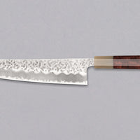 Hokiyama Gyuto Shirogami #1 Tsuchime Sandalwood 210mm (8.3")