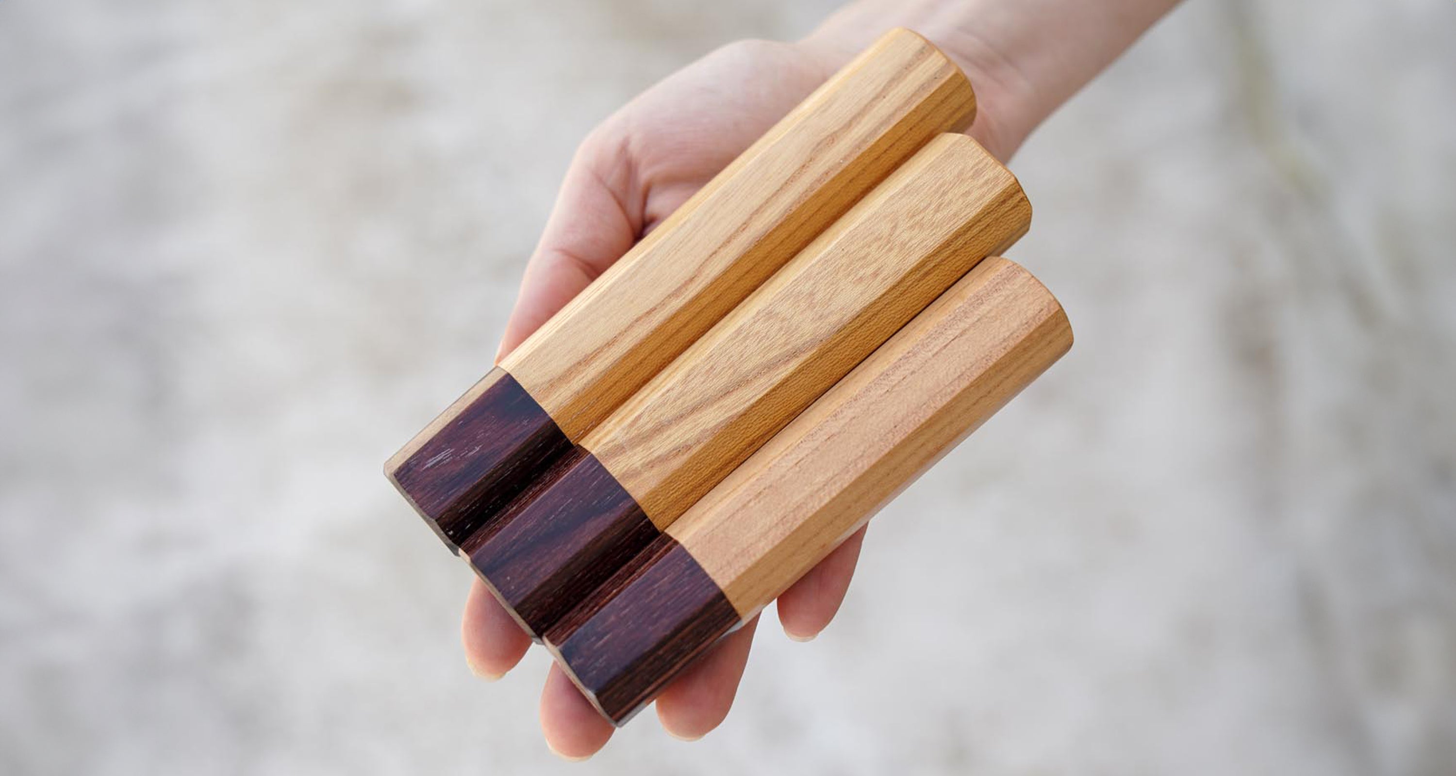 Japanese handle - Mahogany Zelkova Wood [octagon] – SharpEdge