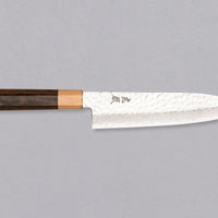 Kotetsu santoku VG-10 Damascus 180mm 7.1 pakkawood Japanese kitchen knife
