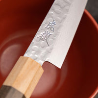 Kotetsu petty VG-10 Damascus 150mm pakkawood Japanese kitchen knife