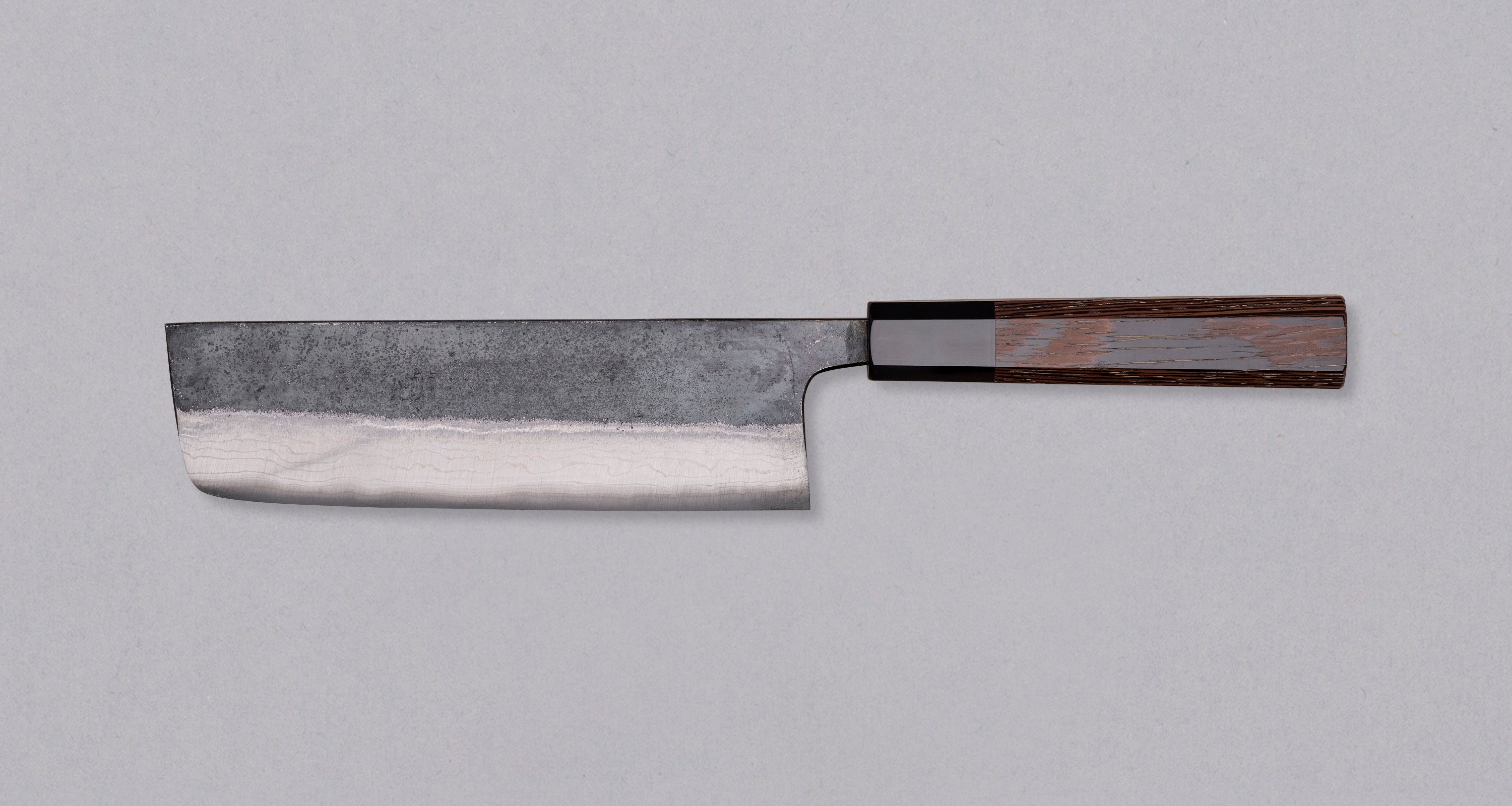 Kumokage Nakiri Aogami #2 Kuro-uchi Damascus 165mm (6.5