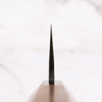 Kumokage Santoku Aogami #2 Kuro-uchi Damascus 180mm (7.1") - octagon_3