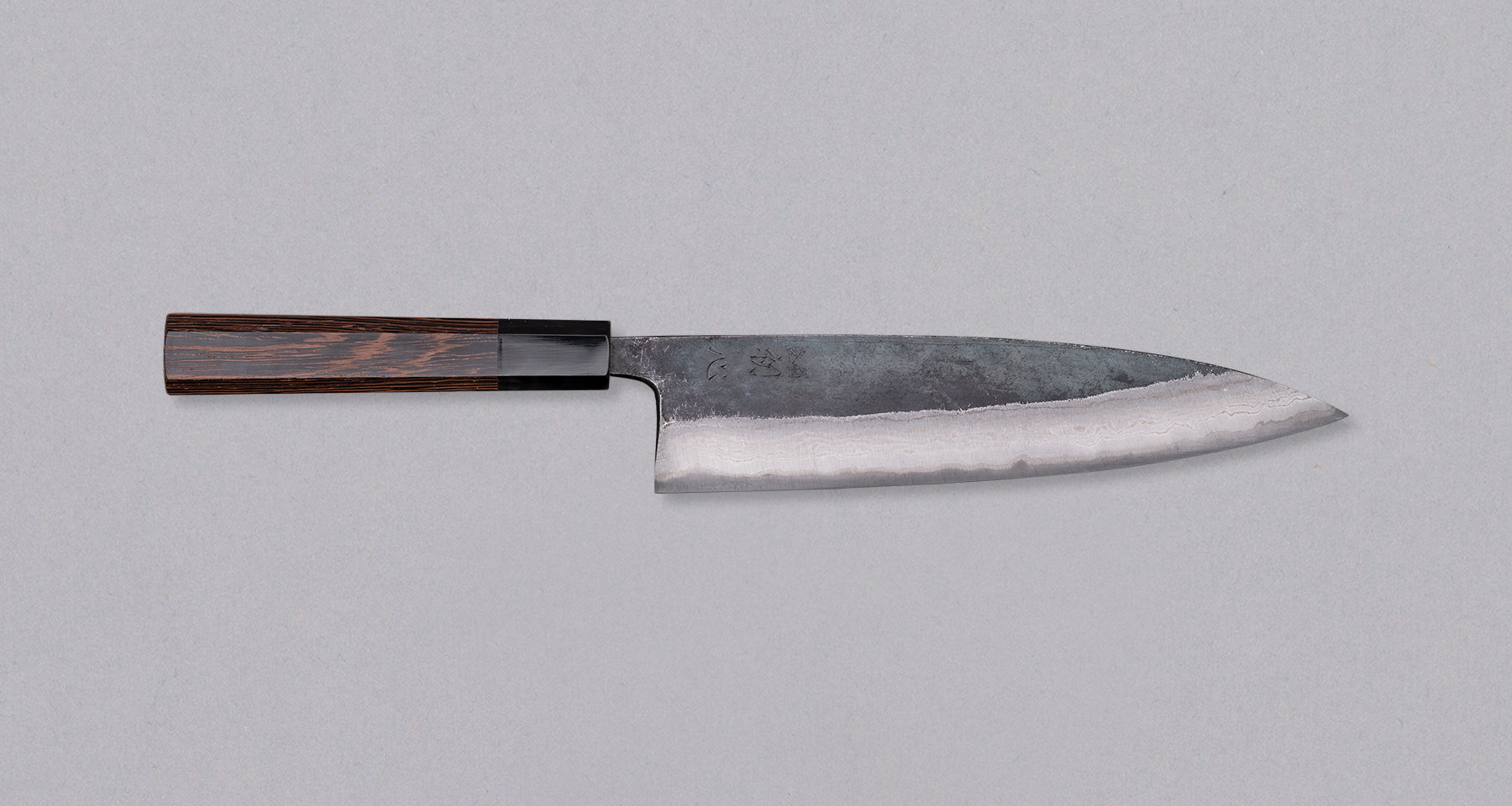 Kumokage Gyuto Aogami #2 Kuro-uchi Damascus 210mm (8.3