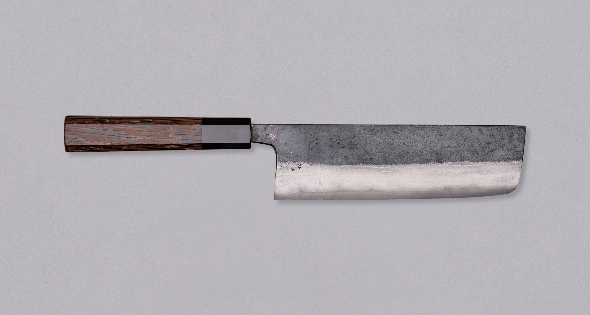 Kumokage Nakiri Aogami #2 Kuro-uchi Damascus 165mm (6.5