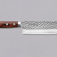 Etsu Village Hammered Nakiri Wide 165mm (6.5")