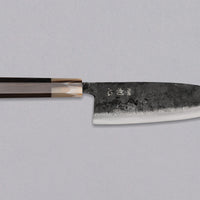 Kurogane Santoku Aogami #2 Kuro-uchi Ébano Búfalo Loiro 165mm (6.5")