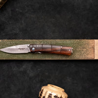 Mcusta shinra emotion take ironwood pocket knife mc 0074di