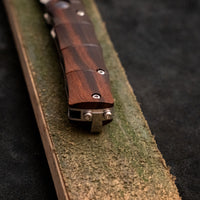 Mcusta shinra emotion take ironwood pocket knife mc 0074di