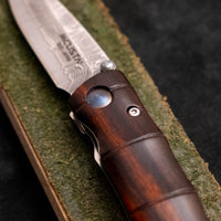 Mcusta shinra emotion take ironwood pocket knife mc 0074di