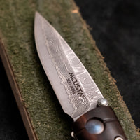 Mcusta shinra emotion take ironwood pocket knife mc 0074di