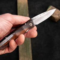 Mcusta shinra emotion take ironwood pocket knife mc 0074di