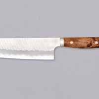 Nigara Kiritsuke Nakiri SG2 Tsuchime Maplewood 180mm (7.1")_2