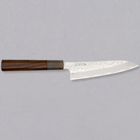 Nigara Petty STRIX Damascus Tsuchime Wa Rosewood 150mm (5.9")