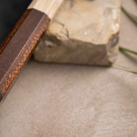 Psl03 ZDP-189 gyuto Damascus snake blond buffalo 240mm limited Japanese kitchen knife