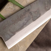 HAP-40 Gyuto Schwarz Ebenholz Blondes Büffel 210mm (8,3")