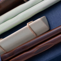 KURABI Mino Bowl and Chopstick Gift Set — Japanese Mino Ware Yusai