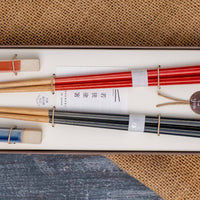 Haze Chopstick Gift Set – Navy Blue and Red