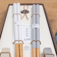 Haze Chopstick Gift Set – Grey and White