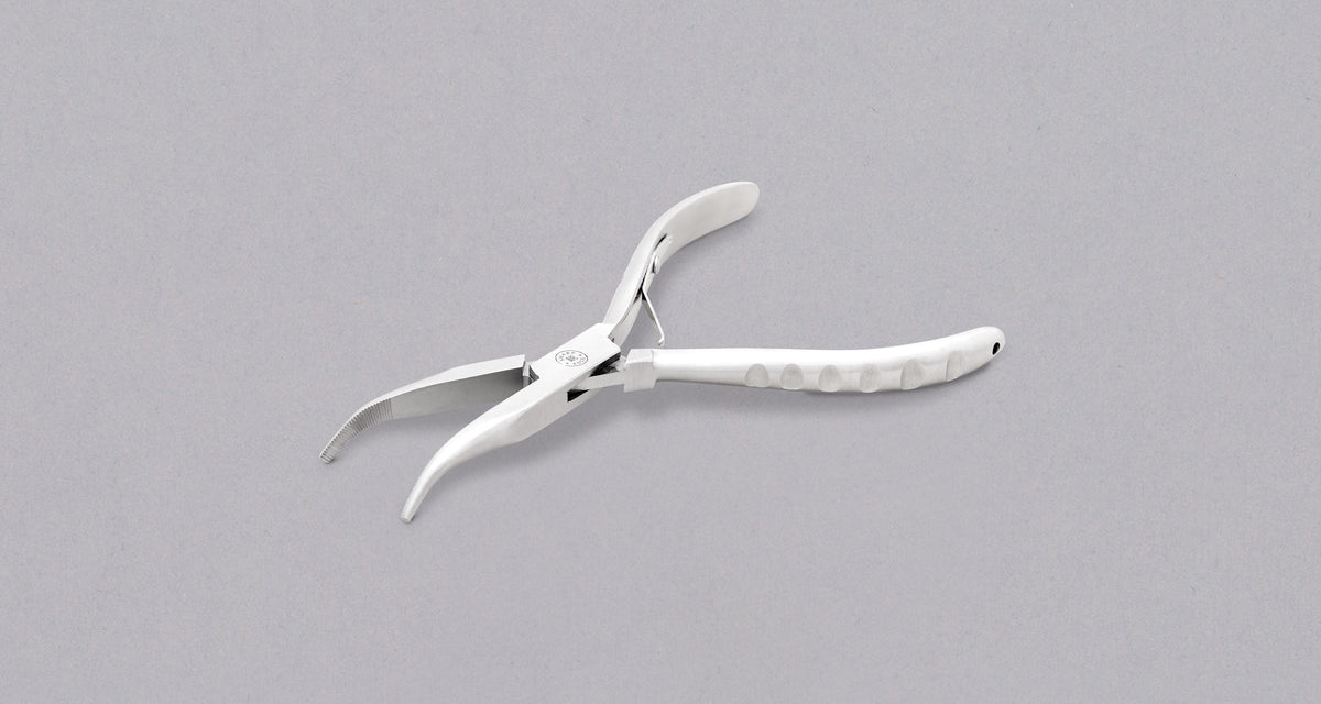 P. fish bone わき芽 SharpEdgeFishBonePliers_curved