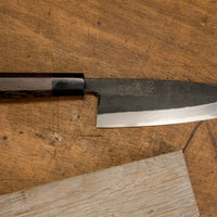 Shirasagi Deba Aogami #2 Tsuchime Kuro-uchi 180mm (7.1")