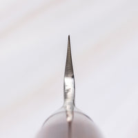 Tamahagane "TSUBAME" Sashimi-Slicer 240 mmTamahagane Tsubame Slicer knife is primarily intended for long pulls and precise cuts of meat and fish. The 240mm (9.5") version is designed for medium-sized fish and pieces of meat. A matte blade finish, featured with the core VG-5 steel hardened to 61 HRC.