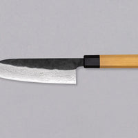 Tojiro Atelier Santoku VG-10 Kuro-uchi Damascus 170mm (6.7")_2