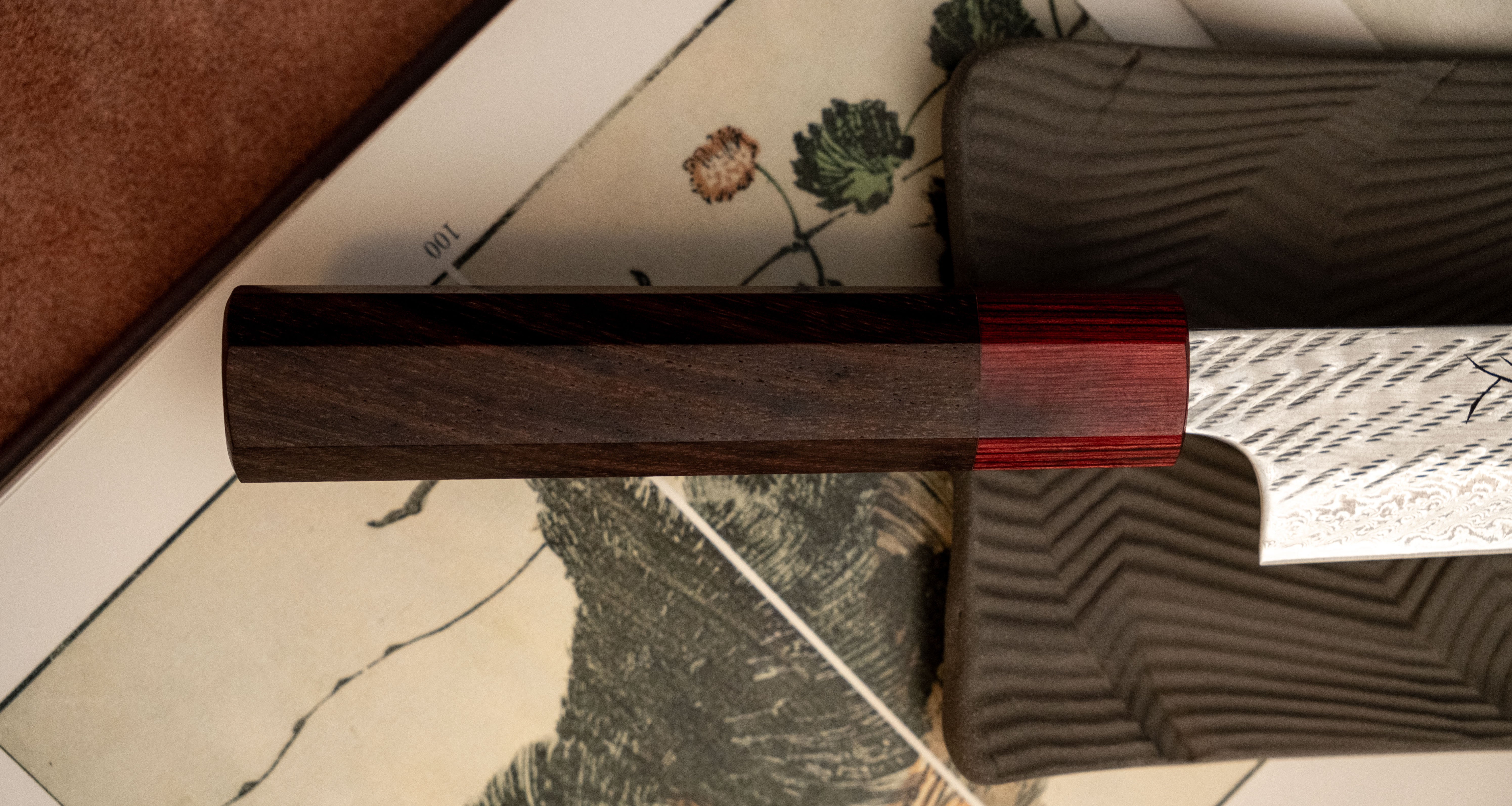 Tsunehisa Sujihiki AUS-10 Nawame Damascus 240mm (9.5