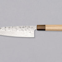 Tsunehisa Santoku Swedish Steel Damascus Washiji 165mm (6.5")