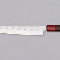 Tsunehisa Sujihiki AUS-10 Nawame Damascus 240mm (9.5")