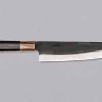 Yoshida gyuto suj 2 kuro uchi 210mm 8.3 koi fish 0s0103121769 1kanji Japanese kitchen knife