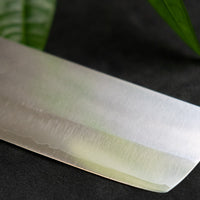 Kurosaki Nakiri from the Gekko line is another uniquely looking blade from the hands of a talented young master blacksmith Yu Kurosaki. The minimalistic, lightweight blade is treated to a high polish. The secret of this knife lies in a new VG-XEOS steel (61 HRC), which has excellent resistance to wear and corrosion.