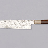 ZDP-189 gyuto Damascus snake blond buffalo 240mm limited Japanese kitchen knife