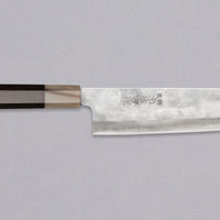 ZDP-189 Santoku Silver Ebony Blond Buffalo 180mm (7.1")