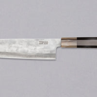 ZDP-189 Santoku Silver Ebony Blond Buffalo 180mm (7.1")