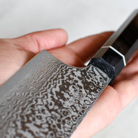 Bunka Black Damascus 200mm (7.9")_8