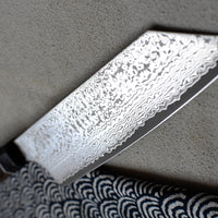 Bunka Black Damascus 200mm (7.9")_5