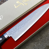 Etsu Village Gyuto Damascus Black 180mm (7.1")_3